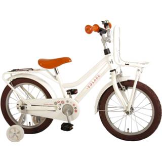 👉 Kinderfiets wit terugtraprem meisjes active kinderen Volare Liberty 16'' 8715347216787