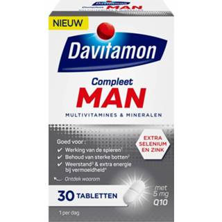 👉 Active mannen Davitamon Compleet Man 30 tabletten 8710537042597
