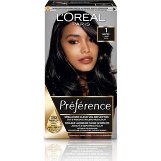 👉 Haarkleuring zwart active L'Oréal Preference 01 Napoli - 3600523287734