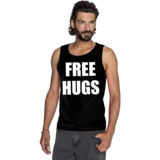 👉 Tanktop active mannen zwart Knuffel beer heren