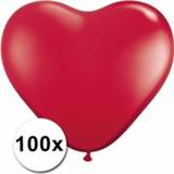 👉 Hart ballon active rode Kleine hartjes ballonnen 100 stuks