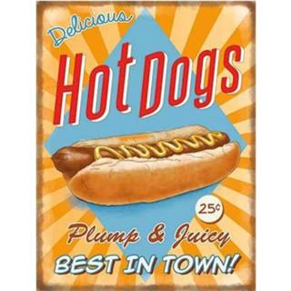 👉 Bord multi metaal Nostalgisch Hot Dogs