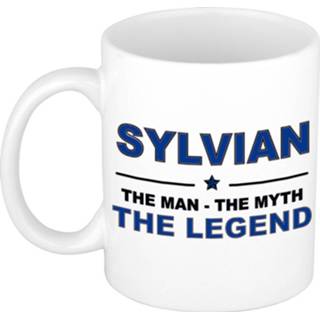 👉 Beker active mannen Sylvian The man, myth legend beterschap cadeau mok/beker 300 ml