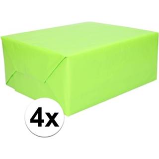 👉 Inpakpapier active limoen groen 4x lime 200 cm