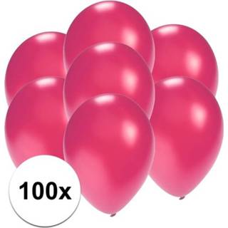 👉 Ball onnet active roze Kleine metallic ballonnetjes 100 stuks