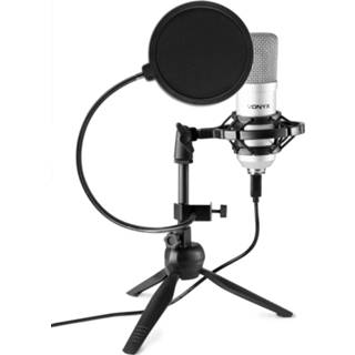 👉 Studio microfoon titanium active Vonyx CM300S USB met popfilter - 8720105708305