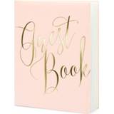 👉 Gasten boek active roze Gastenboek roze/goud 20 x 25 cm