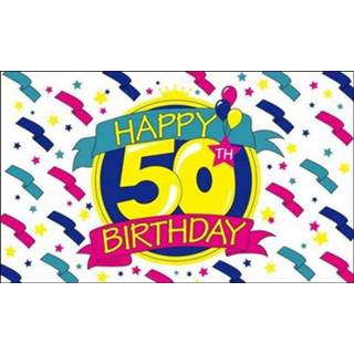 👉 Vlag active Verjaardag 50 jaar