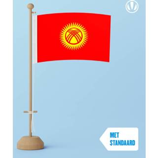 👉 Tafelvlag active Kirgizie 10x15cm | met standaard 7424955976952