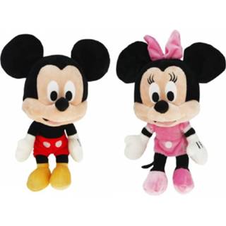 👉 Knuffel pluche kinderen Disney Mickey Mouse/Minnie Mouse knuffels 50 cm speelgoed