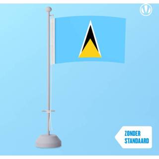 👉 Tafelvlag active Saint Lucia 10x15cm 7430439366300