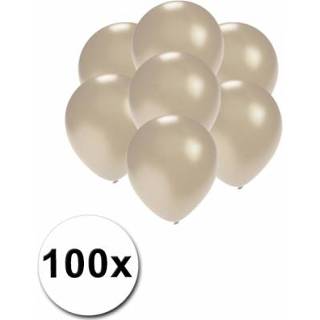 👉 Ball onnet zilver active Kleine metallic ballonnetjes 100 stuks
