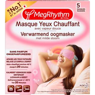 👉 Oogmasker active 4x Megrhythm Verwarmend Geurloos 5 stuks 5017634362492