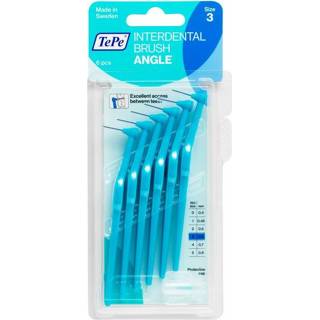 👉 Blauw TePe Angle Ragers 0,6 mm blister 6 stuks 7317400011561