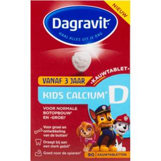 👉 2x Dagravit Kids Calcium + D 90 kauwtabletten