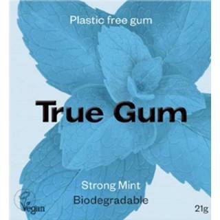 👉 Kauwgom plastic active True Gum Vrije Strong Mint 21 gr 5745000121038