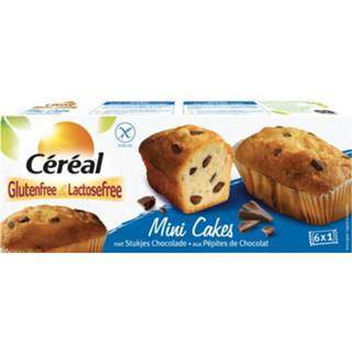 👉 Active 6x Cereal Mini Cakes met stukjes Chocolade Glutenvrij En Lactosevrij 230 gr 5410063024069