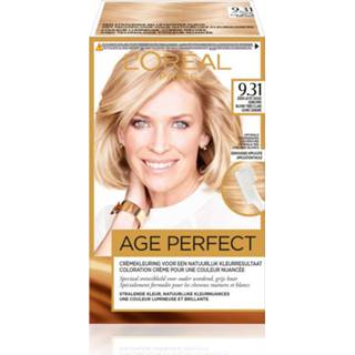 👉 Haarkleuring goud active 3x L'Oréal Excellence Age Perfect Haarverf 9.31 Zeer Licht Asblond 3600522866725