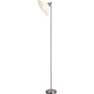 👉 Vloerlamp zilver active HOMCOM met verstelbare lampkop, 4251774965361