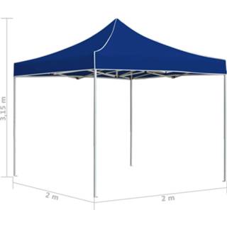 👉 Party tent aluminium active grijs antraciet Partytent professioneel inklapbaar 2x2 m 8719883814209