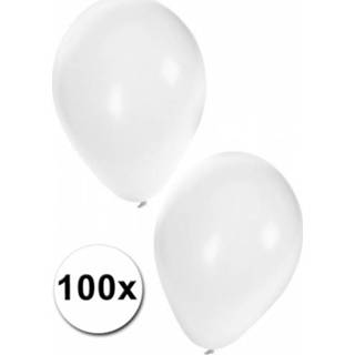 👉 Ballon active wit 100 huwelijk party ballonnen