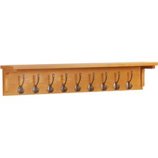 👉 Kapstok eikenhout hout bruin Vidaxl 90x16x16 Cm Massief 8720286006948