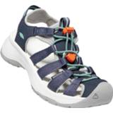 👉 Sandaal vrouwen blauw 11 Keen - Women's Astoria West Sandal Sandalen maat 11, 191190643167