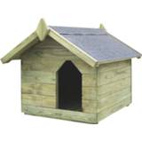👉 Hondenhok fsc grenenhout active met opklapbaar dak gempregneerd 8718475715276