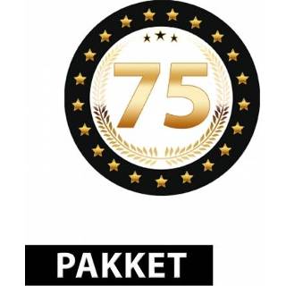 👉 Feest pakket active 75e verjaardag feestpakket