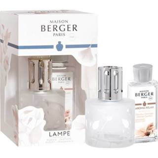 👉 Wit satijn Lampe Berger giftset Aroma Relax - 3127290046772