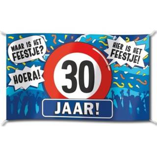 👉 Gevel vlag active Buitenversiering gevelvlag 30 jaar 100 x 150 cm