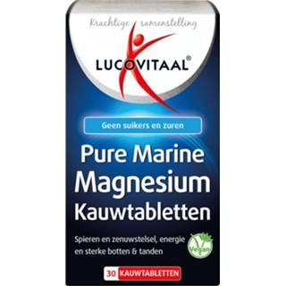 👉 Magnesium marine active 3x Lucovitaal 30 kauwtabletten 6019937611641