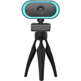 👉 Webcam blauw zwart 2K High-Definition met Tripod Stand - / 5712579955845