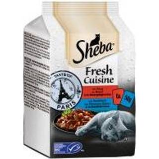 👉 Kattenvoer Sheba Fresh Cuisine Taste of Paris (MSC) 6 x 50 g - Rund & Witvis 4770608260422