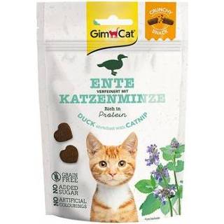 👉 3 x 50 g GimCat Crunchy Snacks Ente mit Katzenminze für Katzen 4002064420684