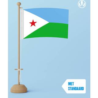 👉 Tafelvlag active Djibouti 10x15cm | met standaard 7424952397385