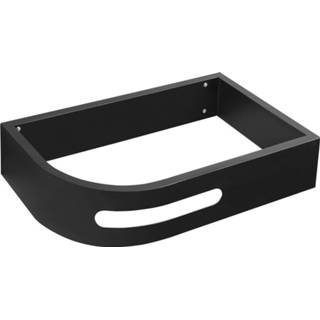 👉 Wastafel zwart mat metaal pulse Sapho console rechts 74.5x44.5cm 7439656780746