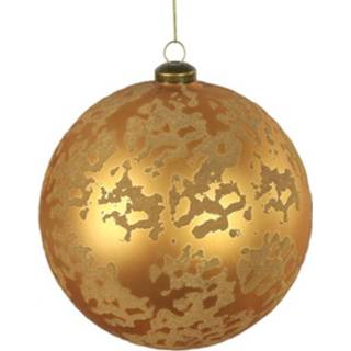 👉 Kerstbal glas goud l goudkleurig Countryfield Petti 12 Cm 8718317783364