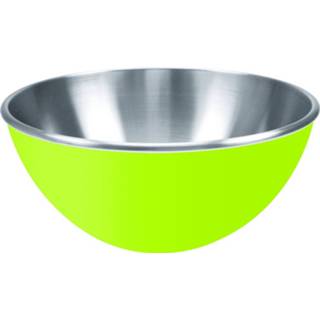 👉 Saladeschaal groen RVS Zak!designs Gemini Salade Schaal Dubbelwandig 25 Cm - Zak! Designs 707226845100