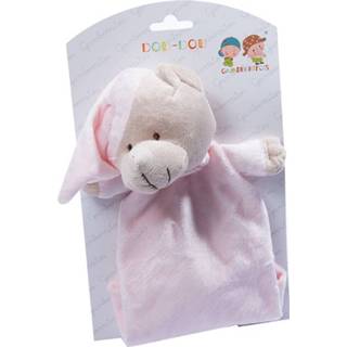 👉 Knuffeldoek roze polyester Gamberritos Knuffeldoekje Beert 23 Cm 8432443605139