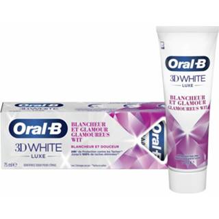 👉 Tandpasta wit active 12x Oral-B 3D White Luxe Glamourous Whitening 75 ml 8001841825762