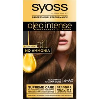 👉 3x Syoss Oleo Intense Haarverf 4-60 Goudbruin