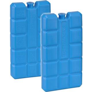 👉 Koelelement blauwe blauw Set Van 2x Koelelementen 200 Gram 8 X 15 2 Cm - Koelblokken/koelelementen Voor Koeltas/koelbox 4034127664001