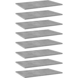 👉 Wandschap active grijs Wandschappen 8 st 60x40x1,5 cm spaanplaat betongrijs 8720286245125
