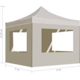👉 Party tent aluminium active crme Partytent inklapbaar met wanden 3x3 m 8719883550404