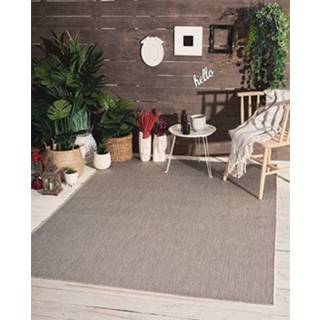 👉 Vloerkleed grijs polyester rechthoekig effen maestro Outdoor Grijs-200 x 280 cm 9110023812076