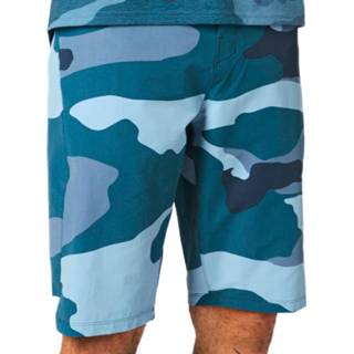 👉 Fiets broek mannen 38 zwart grijs FOX Racing - Ranger Short Camo Fietsbroek maat 38, grijs/zwart 191972539367