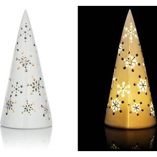 👉 Motief active LED-porseleinen piramide voor Kerstmis Sneeuwvlokken 4250525376036