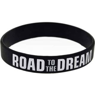 👉 Siliconen armband active armbanden 10st Road to the Dream inkt gevuld logo volwassen grootte