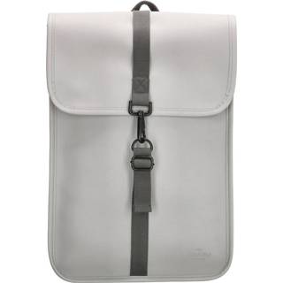 👉 Backpack grijs mid grey polyester neville Charm London Waterproof 8717924955720